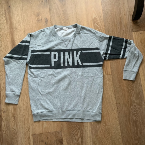 PINK Victoria's Secret Sweaters - VS Pink grew crew neck sweatshirt
